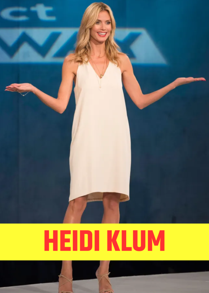 HEIDI KLUM judges project runway