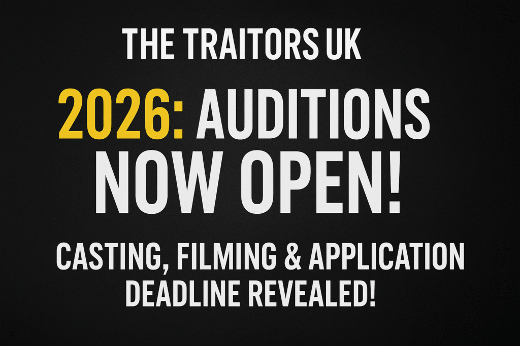 The Traitors UK Audition 2026