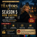 The Traitors Canada Season 5 Casting 2027